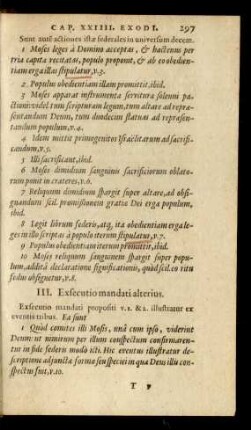 III. Exsecutio mandati alterius.