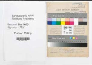 Entnazifizierung Philipp Puetzer , geb. 01.06.1890 (Erzieher)