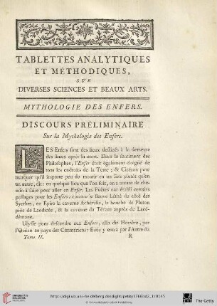 Mythologie des enfers