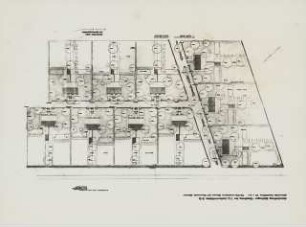 Kleinsiedlung der I.G.-Farben, Bobingen: Gartenplan 1:200