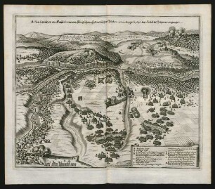 Action so zwischen den Kayserl: und den Königlichen Schwedischen Völckern den 12. Augusti 1647. bei Tribel in Böhmen vorgangen.
