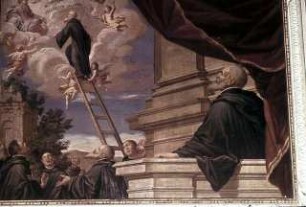 Vision des heiligen Benedikt von seiner Aufnahme in den Himmel