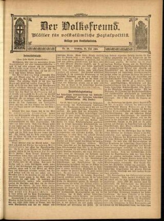 Ausgabe vom Sonntag, den 16. Mai 1909.