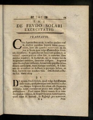 59-70, I.N.I. de Feudo Solari Exercitatio