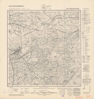 0996 Heinrichswalde, Topographische Karte 1:25000 (4-cm-Karte)