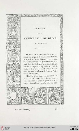 2. Pér. 23.1881: Le trésor de la cathédrale de Reims, [1]