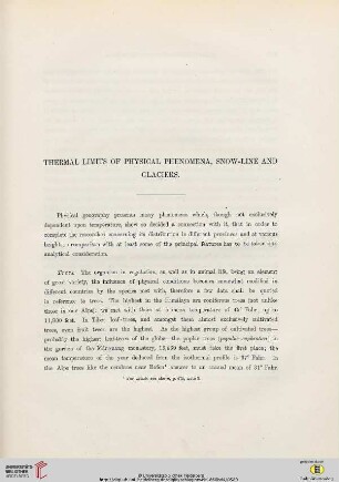 Thermal Limits of Physical Phenomena