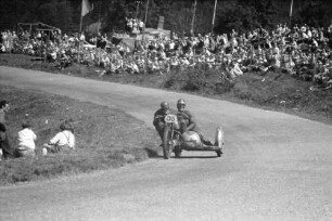 Schauinslandrennen: Holzschlägermatte; Motorräder; Nr. 35; Bruno Ziemer, Neuwied; NSU