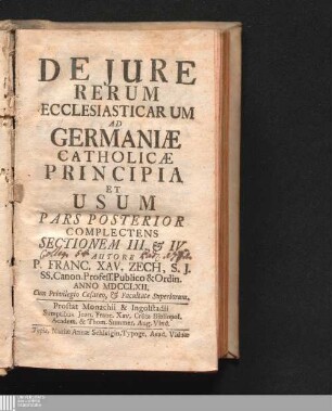2: Complectens Sectionem III. & IV.