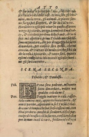 L' Interesse : Comedia