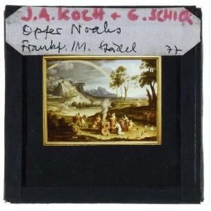 Koch, Schick, Landschaft mit dem Dankopfer Noahs
