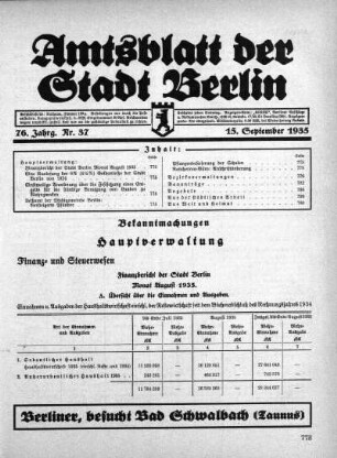 1935,37: Nr. 37, 15. September 1935