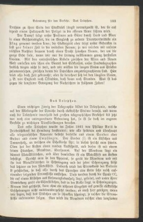 Das Telephon.