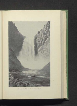 Der große Fall des Yellowstone River.