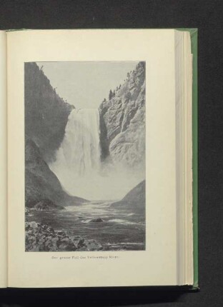 Der große Fall des Yellowstone River.