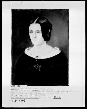 Bildnis Margaretha Falck, Frau des Marburger Goldschmieds August Falck