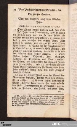 Die fünfte Lection.