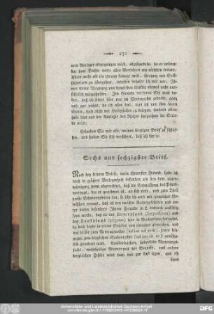 Sechs und sechzigster Brief.