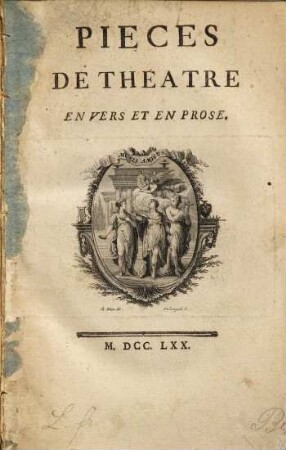 Pieces De Theatre : En Vers Et En Prose