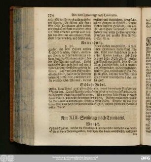Am XIII. Sonntage nach Trinitatis.
