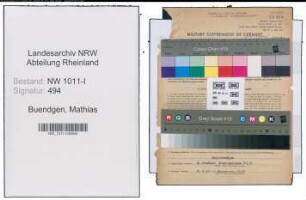 Entnazifizierung Mathias Buendgen , geb. 03.11.1903 (Gastwirt)
