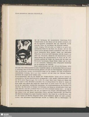 Zur Graphik Erich Heckels