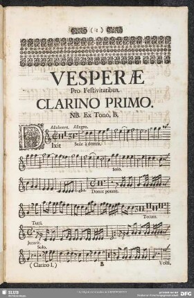 Vesperae pro Festivitatibus