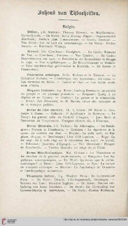 Inhoud van Tijdschriften