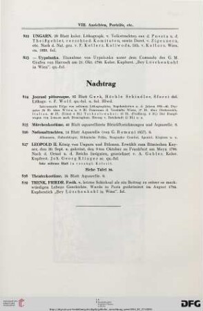 Nachtrag (Nr. 824-829)