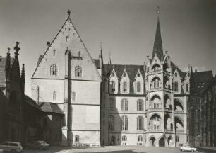 Meißen. Albrechtsburg. 1471 begonnen von Arnold von Westfalen. Ansicht von West