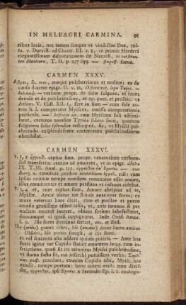 Carmen XXXVI. - Carmen LXXVIII.