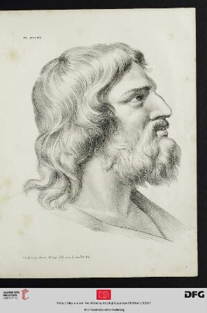 Pl. XXXVII [Apostel (Schraffur; nach Poussin)]
