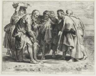 Petrus findet im Maul des Fisches eine Münze
