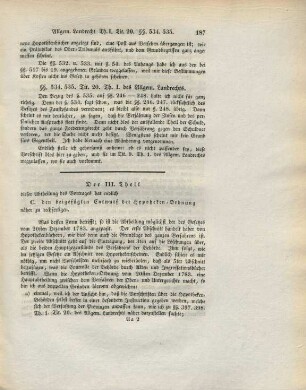 C. Beigefügter Entwurf der Hypotheken-Ordnung.