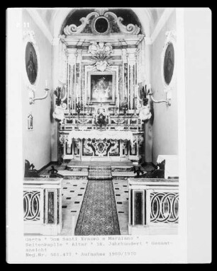 Altar einer Seitenkapelle