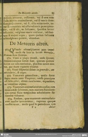 De Meteoris aëreis