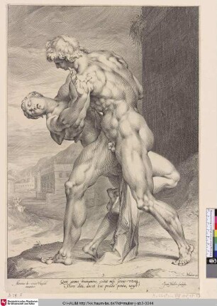 [Der Raub einer Sabinerin; The rape of a Sabine woman]