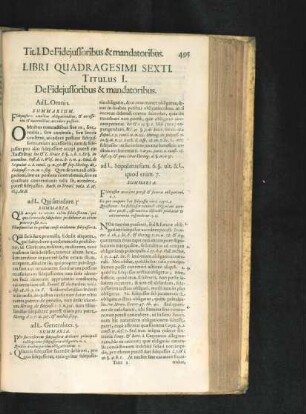 Libri Quadragesimi Sexti.