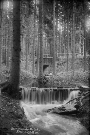 Rothenbach-Brücke : oberhalb des Ortes an der Straße nach Reitzenhain