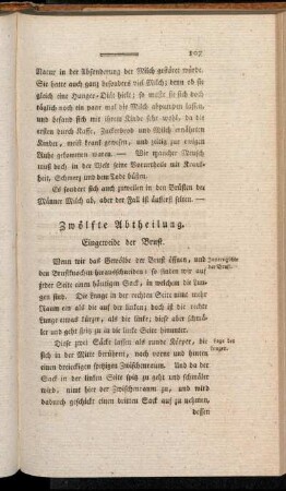Zwölfte Abtheilung. Eingeweide der Brust.