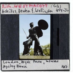 London, Westmacott, Wellington Monument : Achilles-Plastik