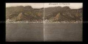 Blick von der SMY Hohenzollern auf Taormina