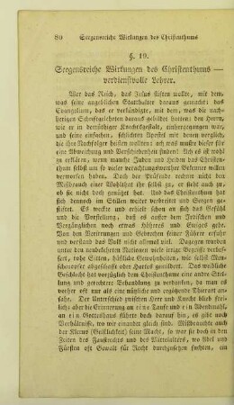 19. Seegensreiche Wirkungen des Christenthums - verdienstvolle Lehrer