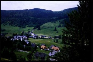 Menzenschwand: Hinterdorf von der Passstraße