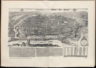 Vogelschau der Stadt Wien im Jahre 1609 (1640) von Jacob Hoefnagel