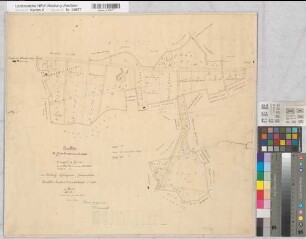 Albachten (Münster), Teilung der Gemeinheit Mühlenfeld, Brouillonkarte Bl.2 Duddei-, Untiet-, Havichhorst-Heide und Biet