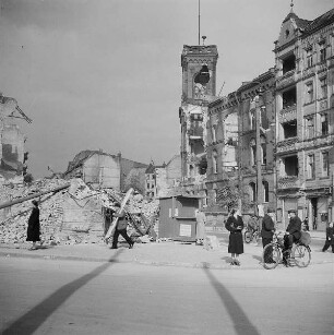 Berlin-Wilmersdorf. Ruine des Rathauses