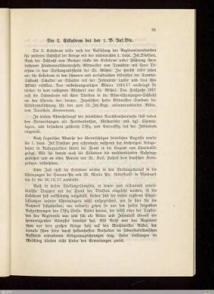 Die 2. Eskadron bei der 1. B. Inf.Div.