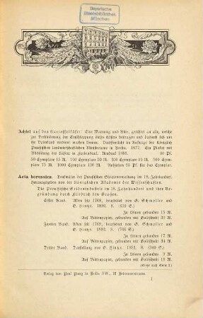 Verlagskatalog von Paul Parey : Verlagsbuchh. f. Landwirtschaft, Gartenbau u. Forstwesen in Berlin ; Mit alph. Sach- u. Namen-Verz.