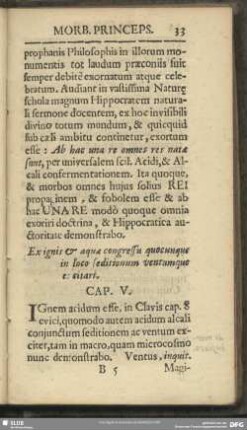 Ex ignis & aquae congressu quocunque in loco seditionum ventumque excitari. Cap. V